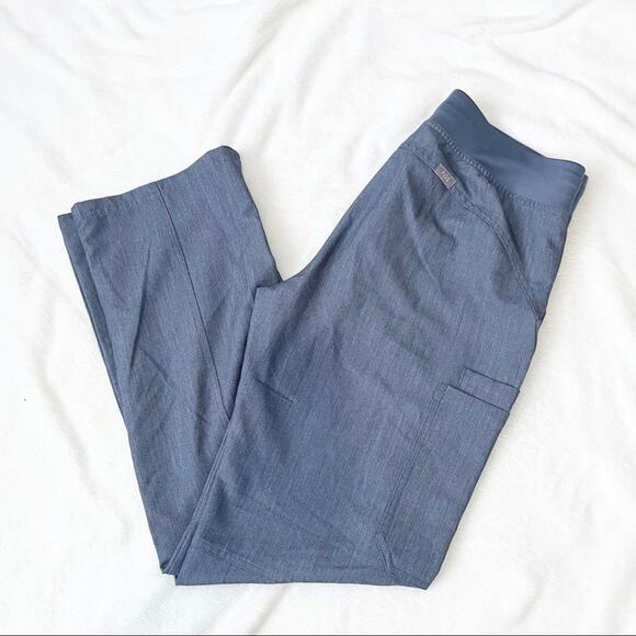 FIGS technical collection blue straight leg scrubs pants size small medical new - Picture 9 of 9